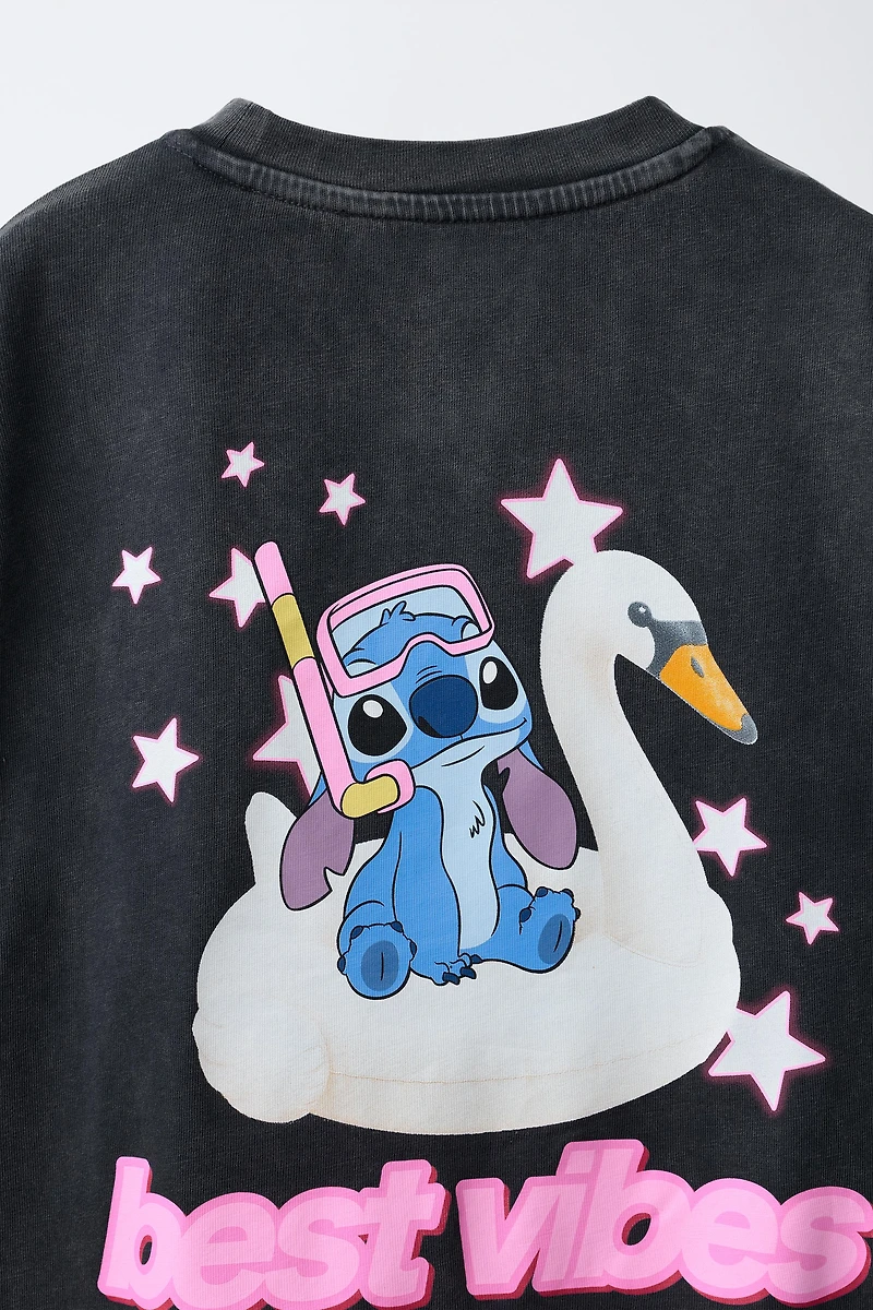 WASHED EFFECT LILO & STITCH © DISNEY T-SHIRT