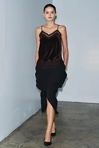 DRAPED POCKET SKIRT ZW COLLECTION