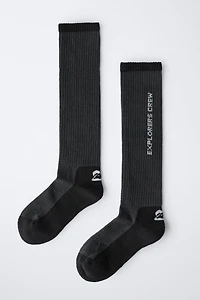 THERMAL LONG SOCKS WITH TEXT