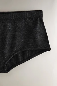 WOOL AND SILK SHORTS