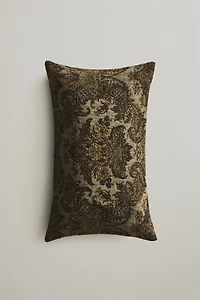 JACQUARD THROW PILLOW COVER