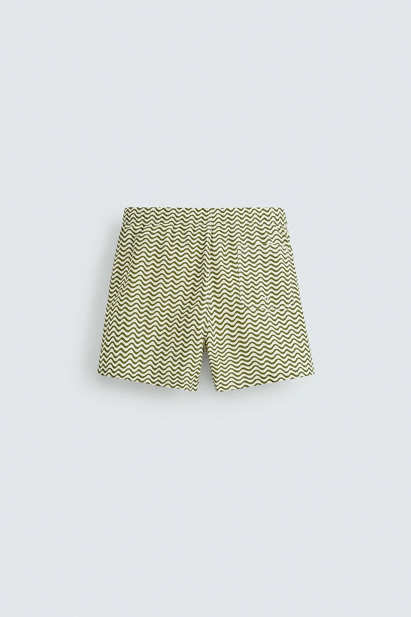 WAVE MID-LENGTH SWIMSUIT