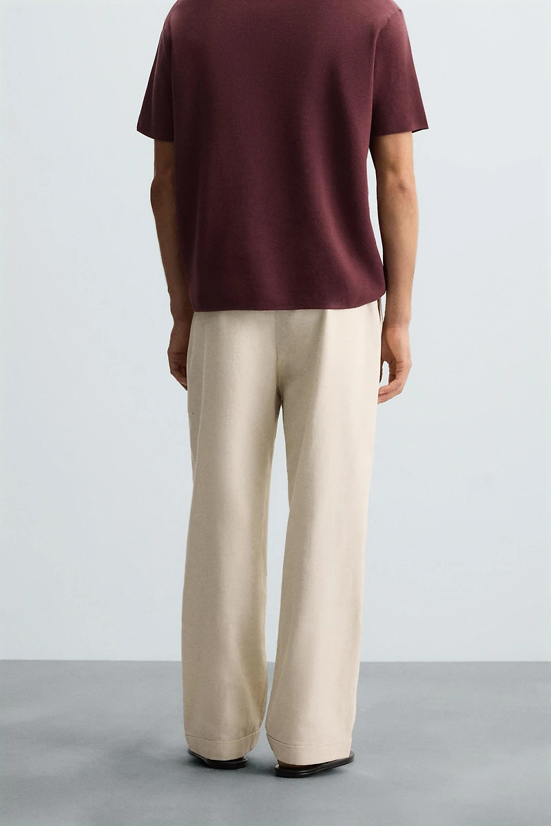 PANTALON COTON - LIN PLIS