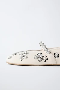 BALLERINES À STRASS