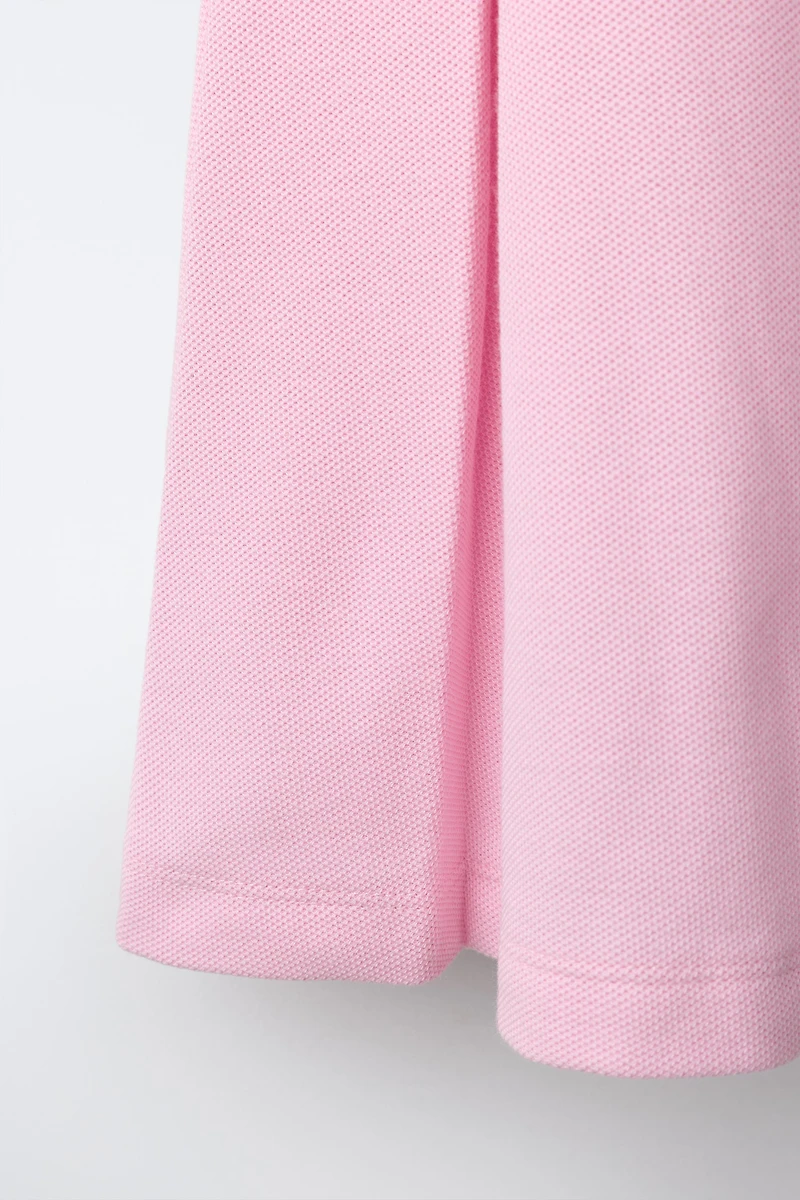PIQUÉ POLO COLLAR DRESS