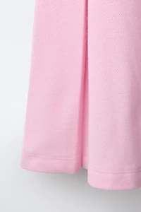 PIQUÉ POLO COLLAR DRESS