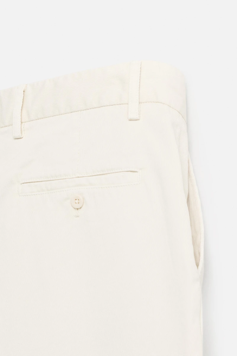 TWILL CHINO PANTS