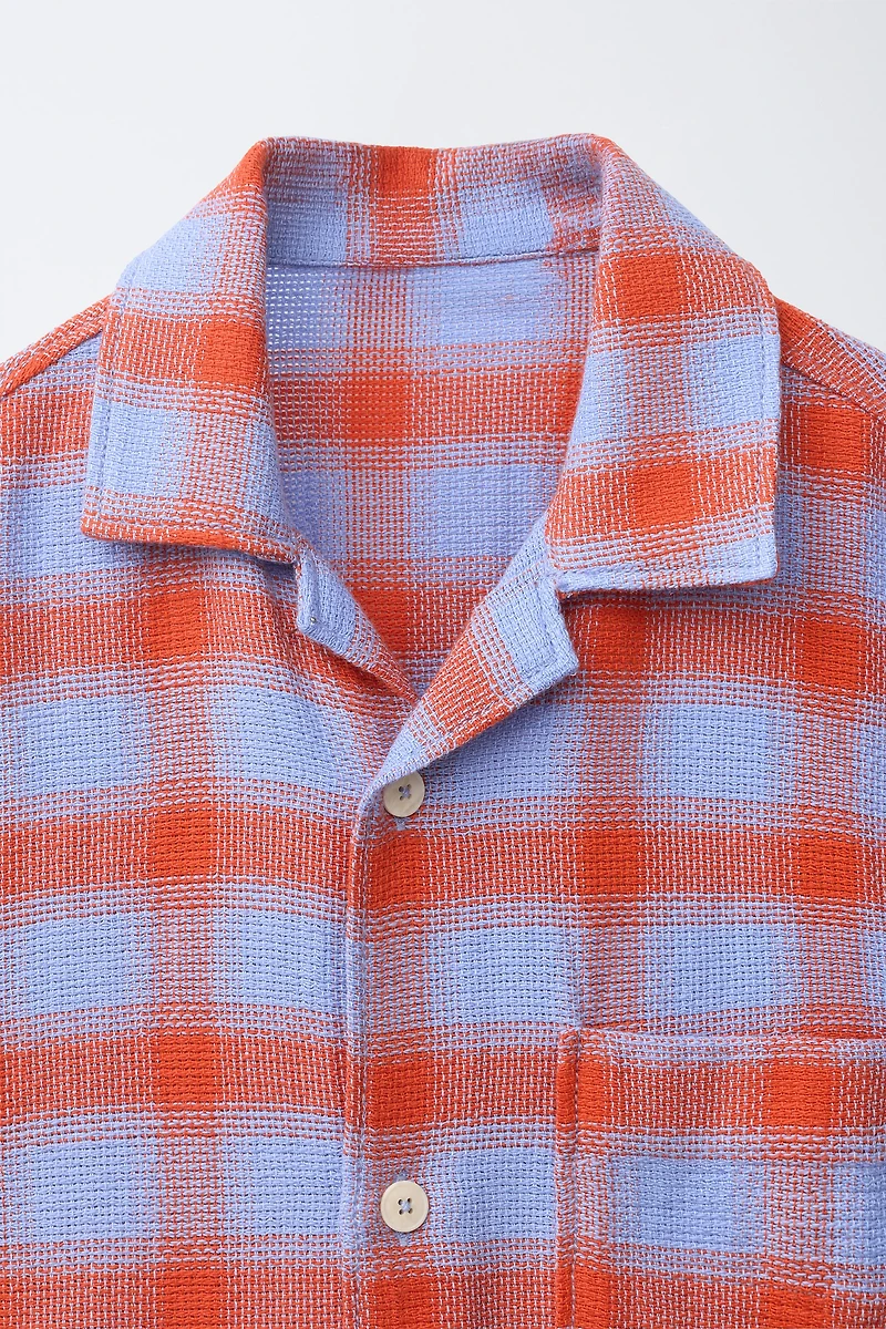 CHEMISE À CARREAUX RUSTIQUE