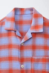 CHEMISE À CARREAUX RUSTIQUE