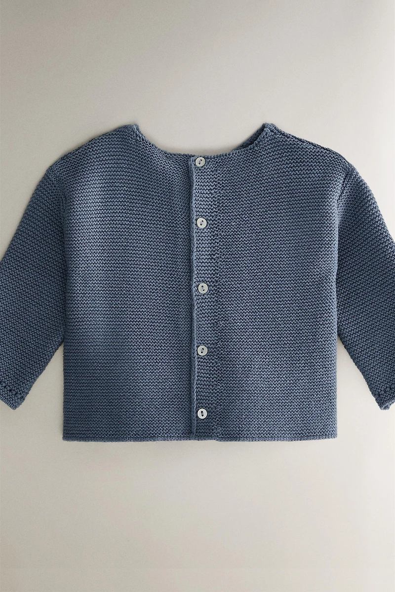CHILDREN'S SWEATER WITH BOBBLES