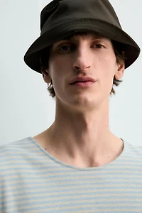 STRIPED JACQUARD T-SHIRT