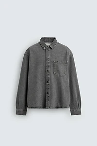 BOXY FIT DENIM SHIRT