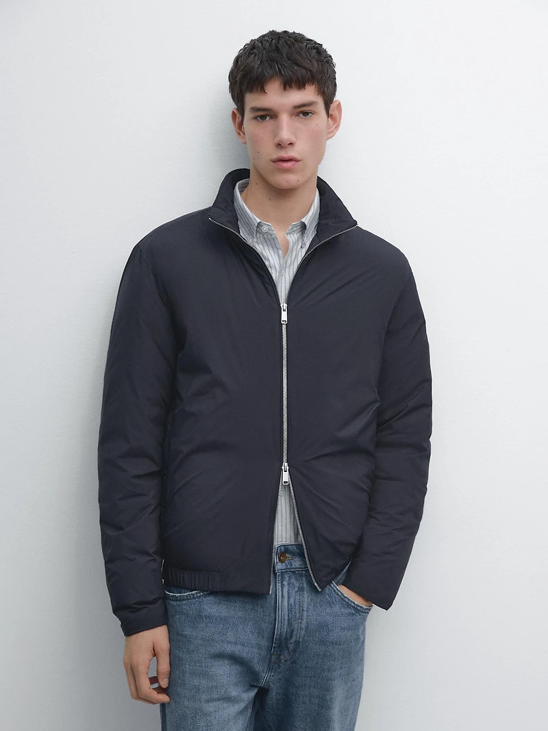 Extra lightweight water-repellent puffer jacket