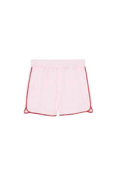 CONTRASTING SATIN SHORTS