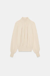 BLOUSE FLUIDE EN MAILLE BIMATIÈRE