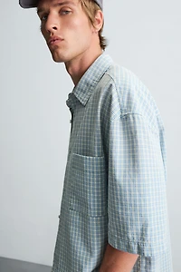CHEMISE DÉCONTRACTÉE À CARREAUX