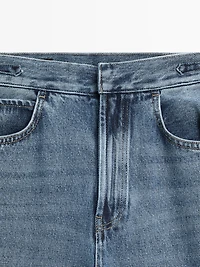Mid-rise bell bottom jeans