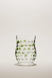 GOBELET VERRE RELIEF