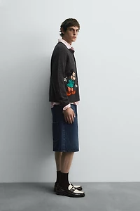 MICKEY MOUSE WOOL CARDIGAN HARRY LAMBERT FOR ZARA X DISNEY