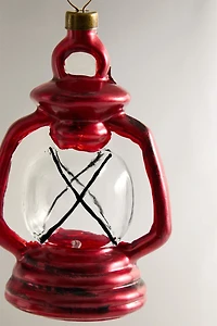 DÉCORATION LANTERNE ROUGE LUMINEUSE NOËL