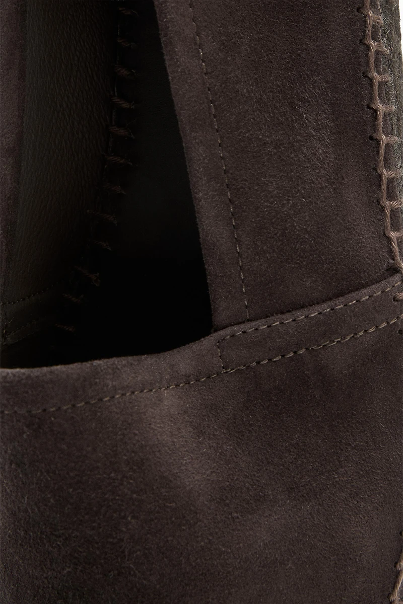 Leather espadrilles