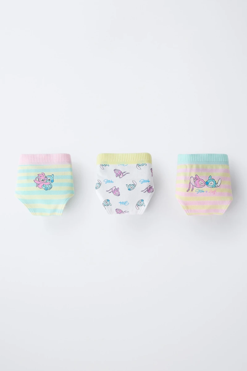 6- ANS/ LOT DE TROIS CULOTTES LILO & STITCH © DISNEY
