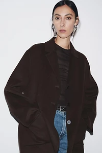 WOOL BLEND BLAZER ZW COLLECTION