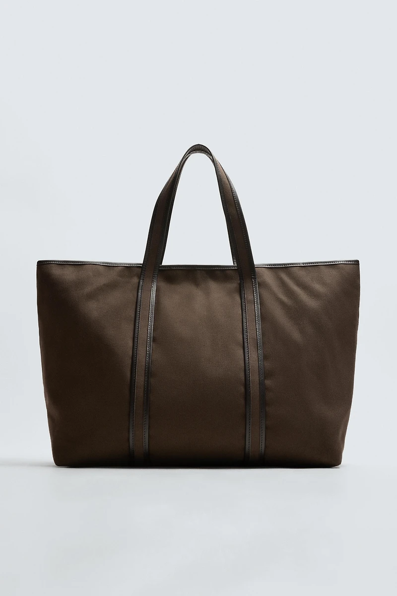 SAC SHOPPER EN TISSU