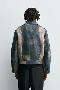 ABSTRACT JACQUARD JACKET