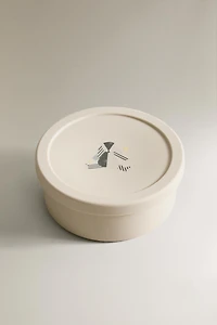KIDS SILICONE RABBIT LUNCH BOX