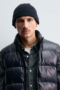 DOUDOUNE SANS MANCHES 100 % PLUMES DÉPERLANTE