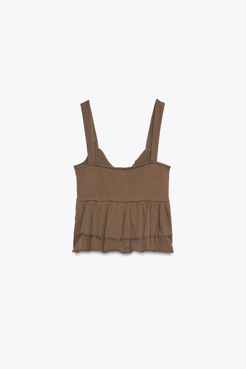 RUFFLED BOW TOP