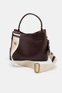 BRAIDED HANDLE HANDBAG