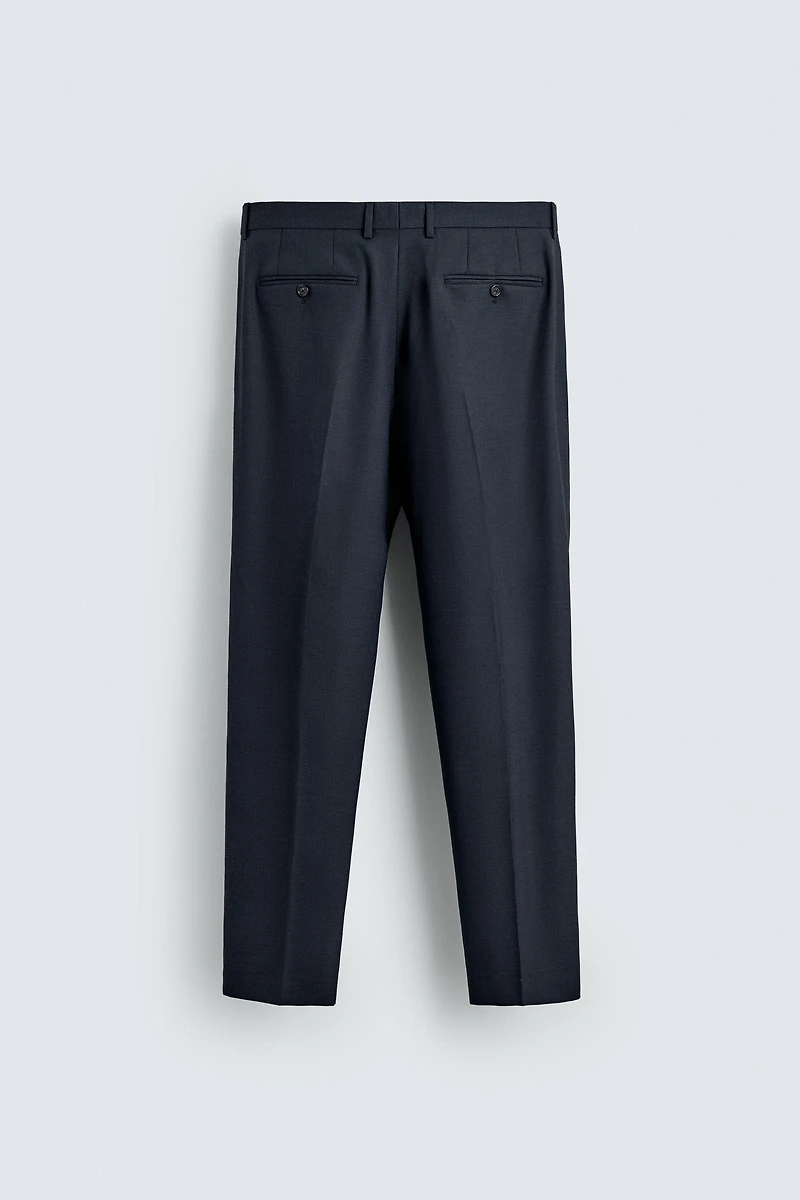 PLAID SUIT PANTS