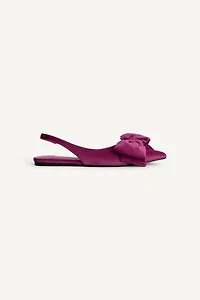 LIMITED EDITION SLINGBACKS WITH MAXI BOW