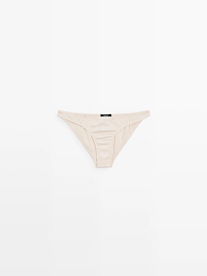 Satin silk blend briefs