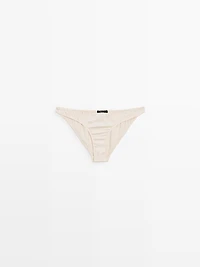 Satin silk blend briefs