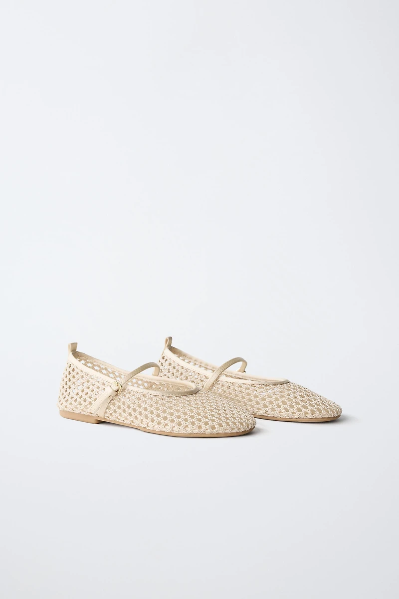 MESH BALLET FLATS