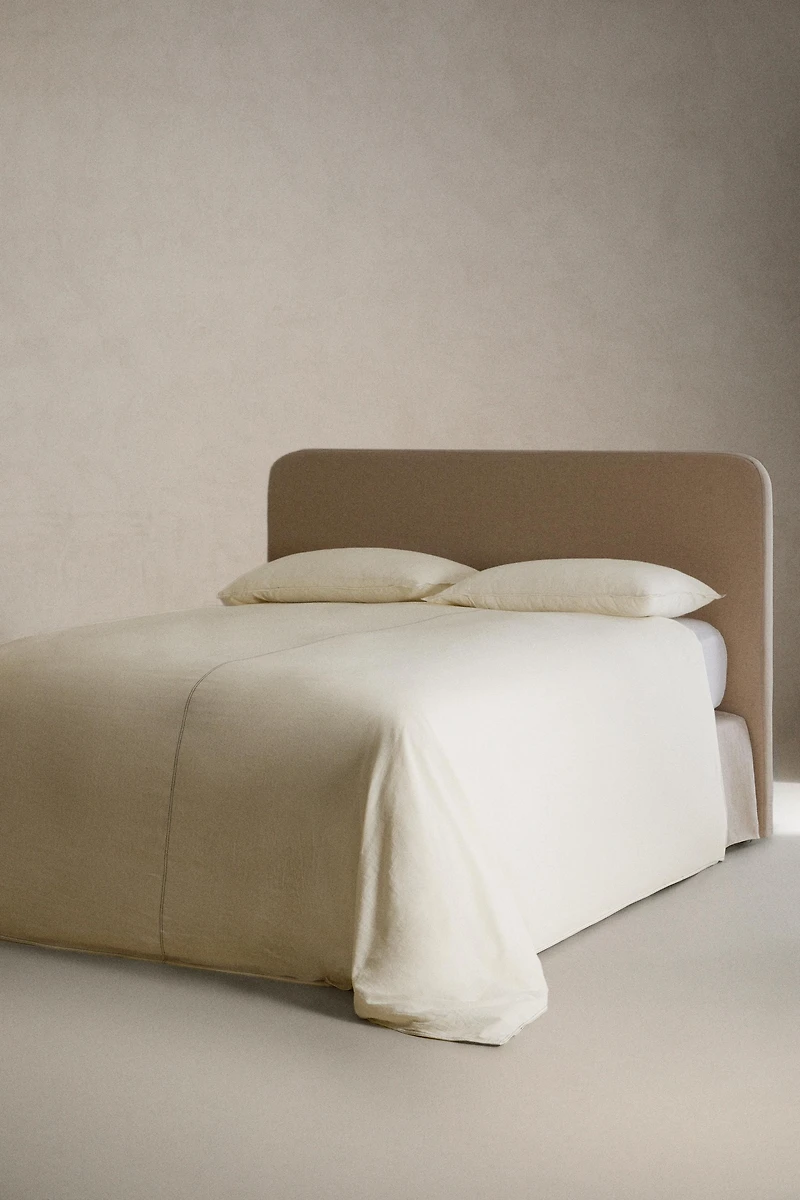 TOPSTITCHED DUVET COVER