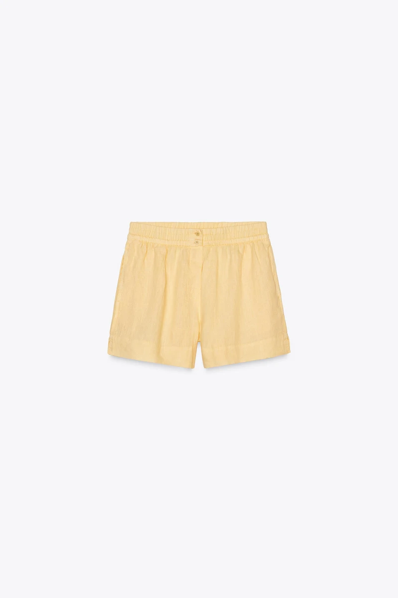 100% LINEN SHORTS ZW COLLECTION