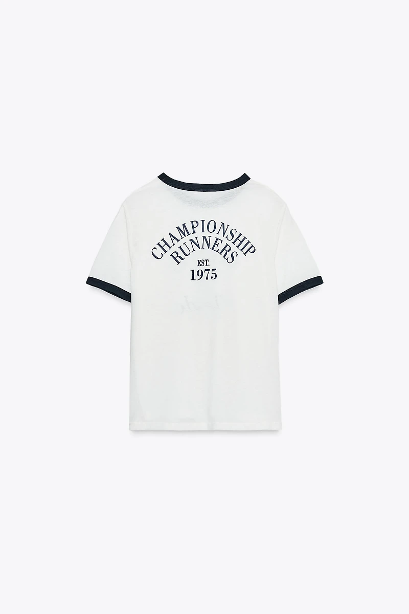 FLAMÉ TEXT T-SHIRT