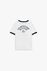 FLAMÉ TEXT T-SHIRT