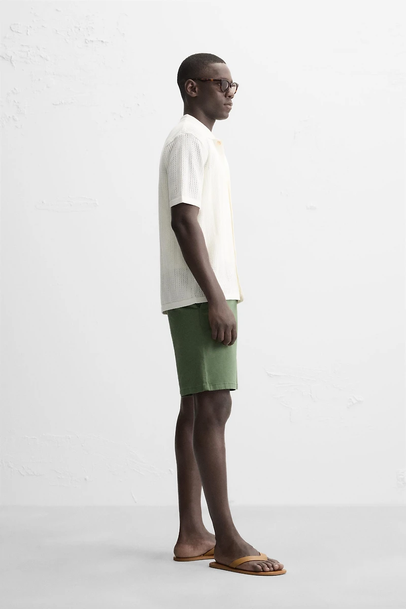 CHEMISE EN MAILLE AJOURÉE