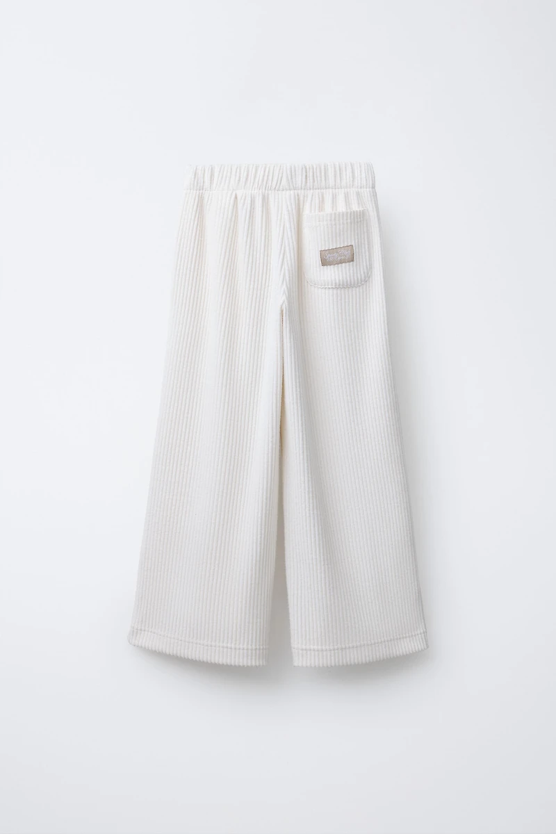 SOFT TOUCH RIBBED PANTS
