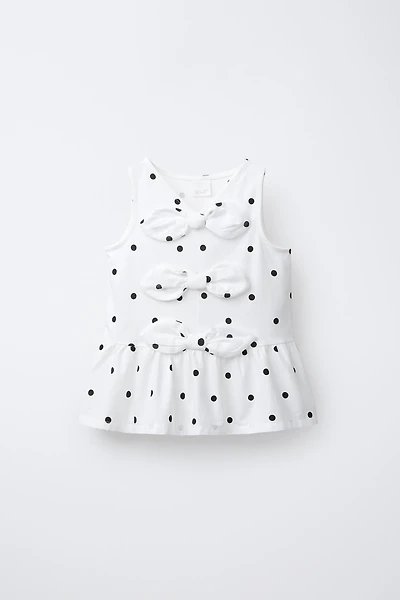 CONTRAST TIE T-SHIRT
