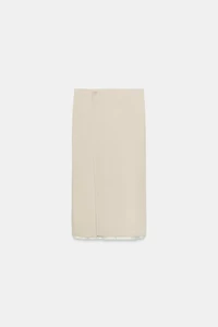 COMBINED KNIT PAREO SKIRT