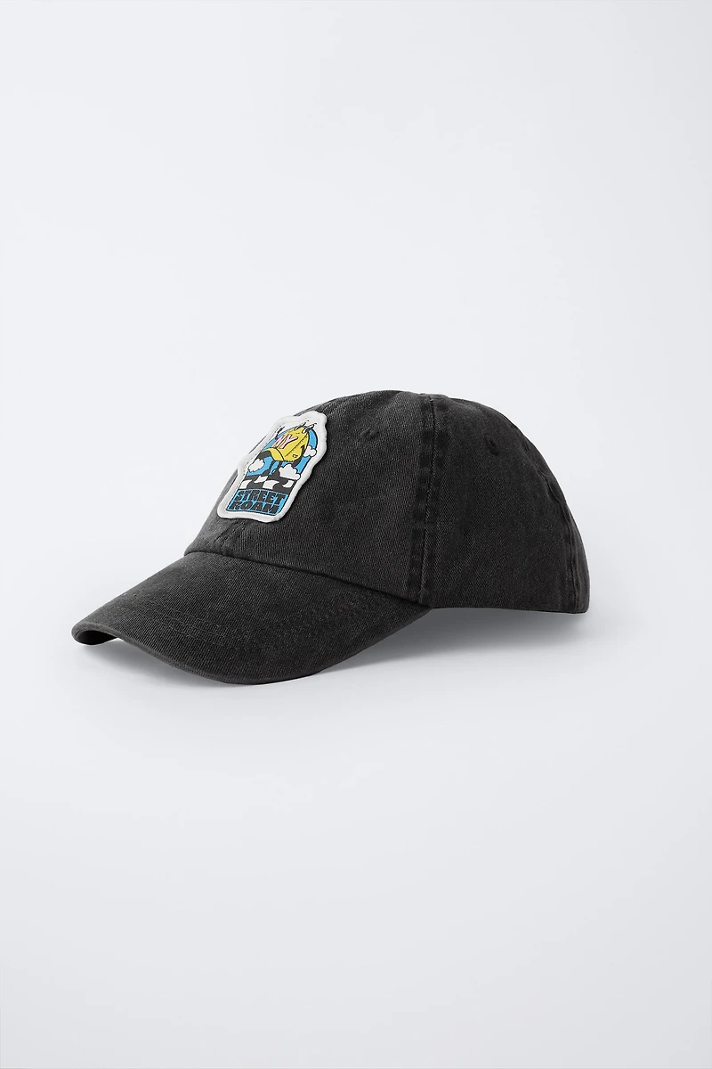WASHED EFFECT PATCH CAP