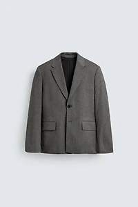 HERRINGBONE SUIT BLAZER