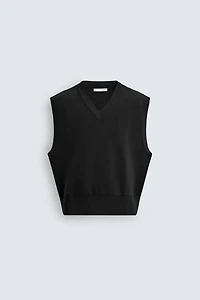 GILET EN MAILLE STRUCTUR