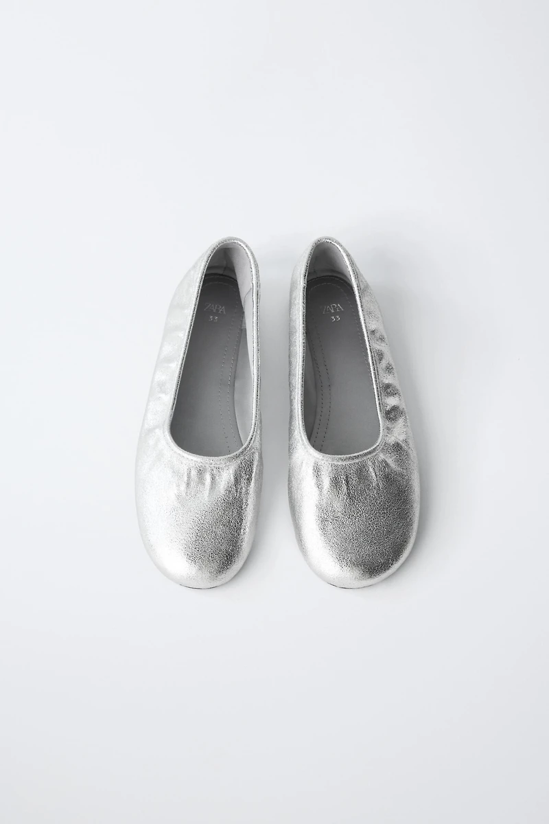 BALLERINES MÉTALLISÉES